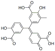5-[(3-Carboxy-4-hydroxyphenyl)(3-carboxy-4-oxo-2,5-cyclohexadien-1-ylidene)methyl]-2-hydroxy-3-methylbenzoic acid