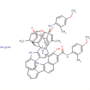 11H-Benzo[a]carbazole-3-carboxamide,1,1'-[(3,6-dimethyl-9-oxo-9H-fluorene-2,7-diyl)bis(azo)]bis[2-hydroxy-N-(4-methoxy-2-methylphenyl)-