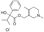 (1,4-dimethyl-5,6-dihydro-2H-pyridin-3-yl)methyl 2-hydroxy-3-methyl-2- phenyl-butanoate chloride