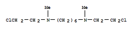 N,N'-bis(2-chloroethyl)-N,N'-dimethylhexane-1,6-diamine