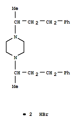 1,4-bis(1-methyl-3-phenylpropyl)piperazine dihydrobromide