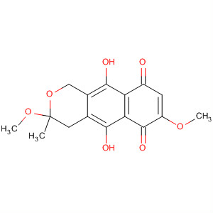 1H-Naphtho[2,3-c]pyran-6,9-dione,3,4-dihydro-5,10-dihydroxy-3,7-dimethoxy-3-methyl-