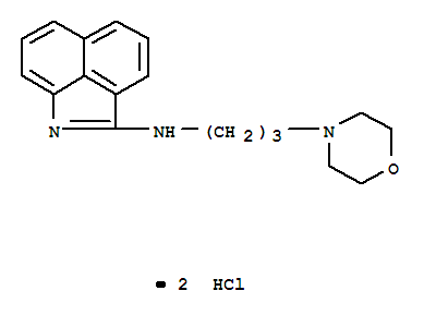 Benz[cd]indol-2-amine,N-[3-(4-morpholinyl)propyl]-, hydrochloride (1:2)