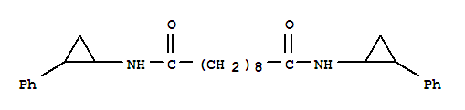 N-(2-phenylcyclopropyl)decanediamide