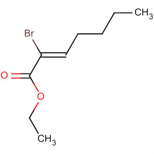 2-Heptenoic acid, 2-bromo-, ethyl ester, (2Z)-