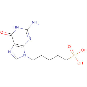 Phosphonic acid, [5-(2-amino-1,6-dihydro-6-oxo-9H-purin-9-yl)pentyl]-