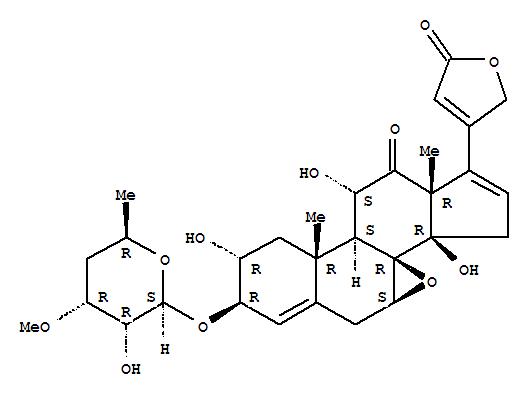 7,8-Epoxy-8H-cyclopenta[a]phenanthrene,carda-4,16,20(22)-triendolide deriv.