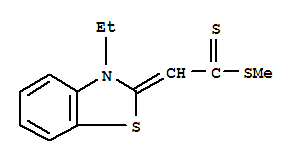 Ethane(dithioic) acid,2-(3-ethyl-2(3H)-benzothiazolylidene)-, methyl ester