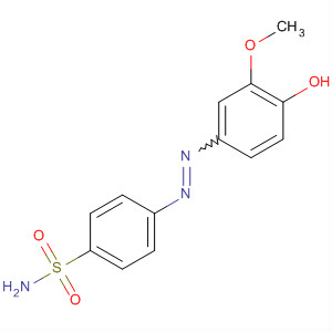 Benzenesulfonamide, 4-[(4-hydroxy-3-methoxyphenyl)azo]-