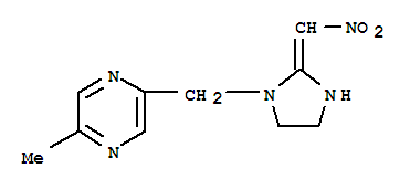 2-methyl-5-{[(2Z)-2-(nitromethylidene)imidazolidin-1-yl]methyl}pyrazine