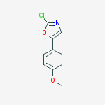 2-chloro-5-(4-methoxyphenyl)-1,3-oxazole