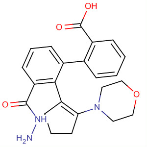 Benzoic acid,2-[2-(4-morpholinyl)-1-cyclopenten-1-yl]-2-phenylhydrazide