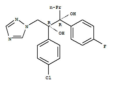 2,3-Heptanediol, 2-(2,4-dichlorophenyl)-3-(4-fluorophenyl)-1-(1H-1,2,4-triazol-1-yl)-, (2R,3S)-