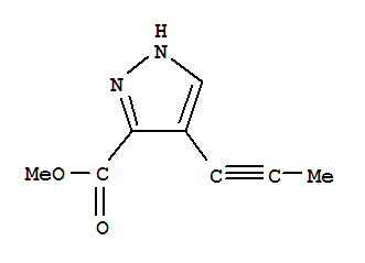 1H-Pyrazole-3-carboxylicacid, 4-(1-propyn-1-yl)-, methyl ester