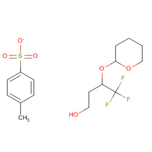 1-Butanol, 4,4,4-trifluoro-3-[(tetrahydro-2H-pyran-2-yl)oxy]-,4-methylbenzenesulfonate, (3R)-