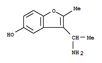 5-Benzofuranol,3-(1-aminoethyl)-2-methyl-