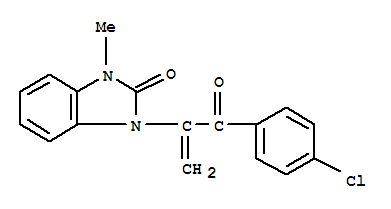 1-[3-(4-chlorophenyl)-3-oxoprop-1-en-2-yl]-3-methyl-1,3-dihydro-2H-benzimidazol-2-one