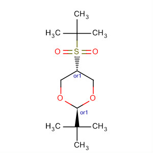 1,3-Dioxane, 2-(1,1-dimethylethyl)-5-[(1,1-dimethylethyl)sulfonyl]-, trans-
