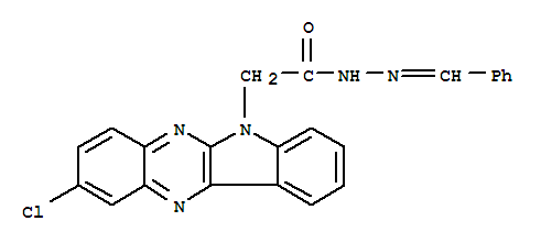 2-(2-chloro-6H-indolo[2,3-b]quinoxalin-6-yl)-N'-[(E)-phenylmethylidene]acetohydrazide