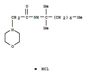 N-(1,1-dimethyloctyl)-2-morpholin-4-ylacetamide hydrochloride
