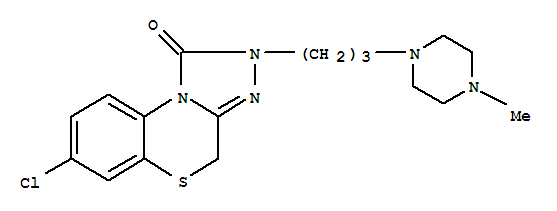 7-chloro-2-[3-(4-methylpiperazin-1-yl)propyl]-2,4-dihydro-1H-[1,2,4]triazolo[3,4-c][1,4]benzothiazin-1-one