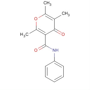 4H-Pyran-3-carboxamide, 2,5,6-trimethyl-4-oxo-N-phenyl-