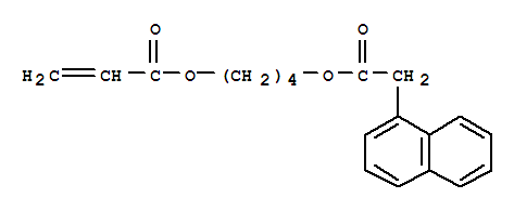 4-[(naphthalen-1-ylacetyl)oxy]butyl prop-2-enoate