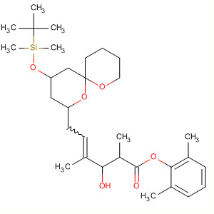 4-Hexenoic acid,6-[4-[[(1,1-dimethylethyl)dimethylsilyl]oxy]-1,7-dioxaspiro[5.5]undec-2-yl]-3-hydroxy-2,4-dimethyl-, 2,6-dimethylphenyl ester