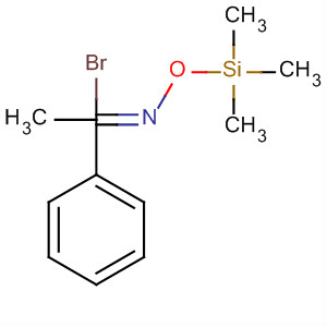 Benzeneacetaldehyde, a-bromo-, O-(trimethylsilyl)oxime