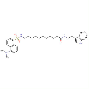 Undecanamide,11-[[[5-(dimethylamino)-1-naphthalenyl]sulfonyl]amino]-N-[2-(1H-indol-3-yl)ethyl]-