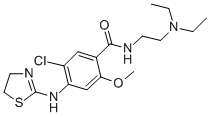 Benzamide, 5-chloro-N-(2-(diethylamino)ethyl)-4-((4,5-dihydro-2-thiazo lyl)amino)-2-methoxy-