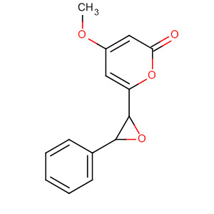 2H-Pyran-2-one, 4-methoxy-6-(3-phenyloxiranyl)-