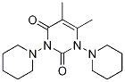 2,4(1H,3H)-Pyrimidinedione, 5-fluoro-1,3-bis(1-piperidinylmethyl)-