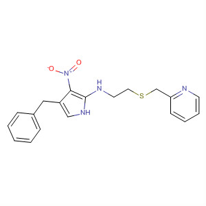 1H-Pyrrol-2-amine,3-nitro-4-(phenylmethyl)-N-[2-[(2-pyridinylmethyl)thio]ethyl]-