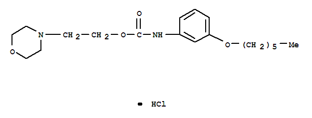 2-morpholin-4-ylethyl [3-(hexyloxy)phenyl]carbamate hydrochloride
