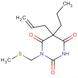 2,4,6(1H,3H,5H)-Pyrimidinetrione,1-[(methylthio)methyl]-5-(2-propenyl)-5-propyl-
