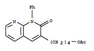 (1-Phenyl-1,2-dihydro-2-oxo-1,8-naphthyridin-3-yl)-4-acetoxybutane
