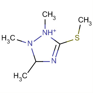 1H-1,2,4-Triazolium, 1,2,3-trimethyl-5-(methylthio)-