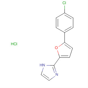 1H-Imidazole, 2-[5-(4-chlorophenyl)-2-furanyl]-, monohydrochloride