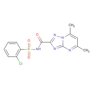 [1,2,4]Triazolo[1,5-a]pyrimidine-2-carboxamide,N-[(2-chlorophenyl)sulfonyl]-5,7-dimethyl-