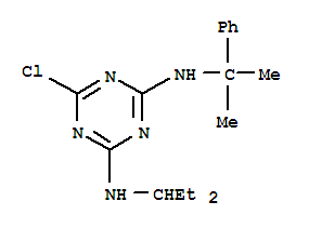 6-chloro-N-(pentan-3-yl)-N'-(2-phenylpropan-2-yl)-1,3,5-triazine-2,4-diamine