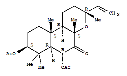 1H-Naphtho[2,1-b]pyran-5(4aH)-one,6,8-bis(acetyloxy)-3-ethenyldecahydro-3,4a,7,7,10a-pentamethyl-, [3R-(3a,4ab,6a,6aa,8b,10ab,10ba)]-