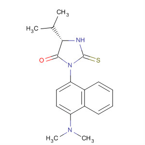 4-Imidazolidinone,3-[4-(dimethylamino)-1-naphthalenyl]-5-(1-methylethyl)-2-thioxo-, (S)-