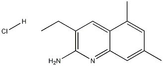 2-Amino-5,7-dimethyl-3-ethylquinoline hydrochloride