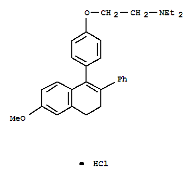 Ethanamine,2-[4-(3,4-dihydro-6-methoxy-2-phenyl-1-naphthalenyl)phenoxy]-N,N-diethyl-,hydrochloride (1:1)