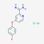 4-(4-fluorophenoxy)pyridine-2-carboximidamide,hydrochloride