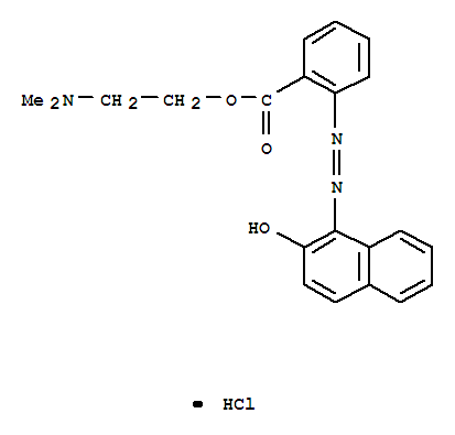 2-(dimethylamino)ethyl 2-[(2E)-2-(2-oxonaphthalen-1(2H)-ylidene)hydrazino]benzoate hydrochloride