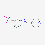 2-pyridin-4-yl-5-(trifluoromethyl)-1,3-benzoxazole