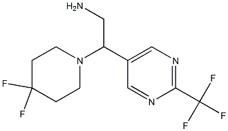 beta-(4,4-Difluoro-1-piperidinyl)-2-(trifluoromethyl)-5-pyrimidineethanamine