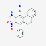 3-amino-2-nitro-1-phenyl-9,10-dihydrophenanthrene-4-carbonitrile